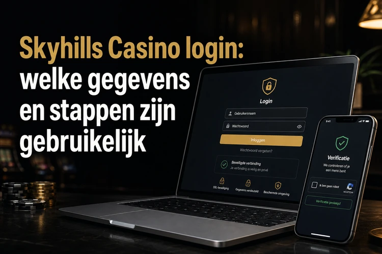 Skyhills Casino login: welke gegevens en stappen zijn gebruikelijk