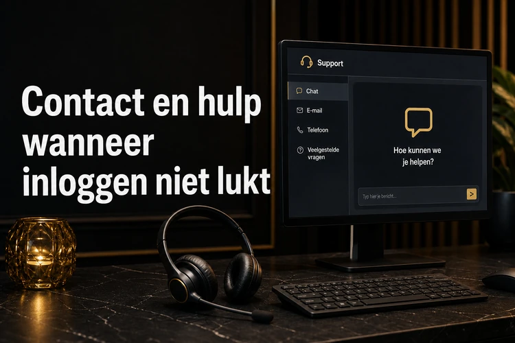 Contact en hulp wanneer inloggen niet lukt