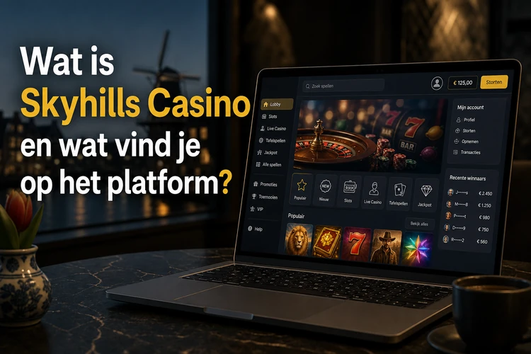 Wat is Skyhills Casino en wat vind je op het platform?