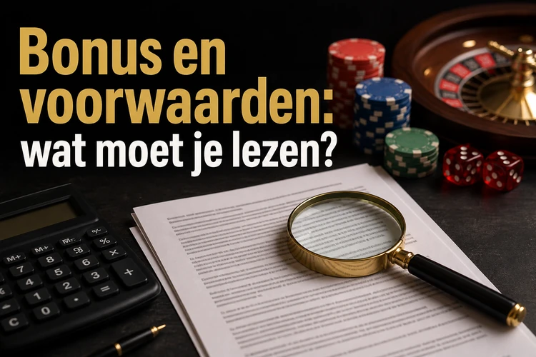Bonus en voorwaarden: wat moet je lezen?