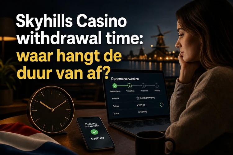Skyhills Casino withdrawal time: waar hangt de duur van af?